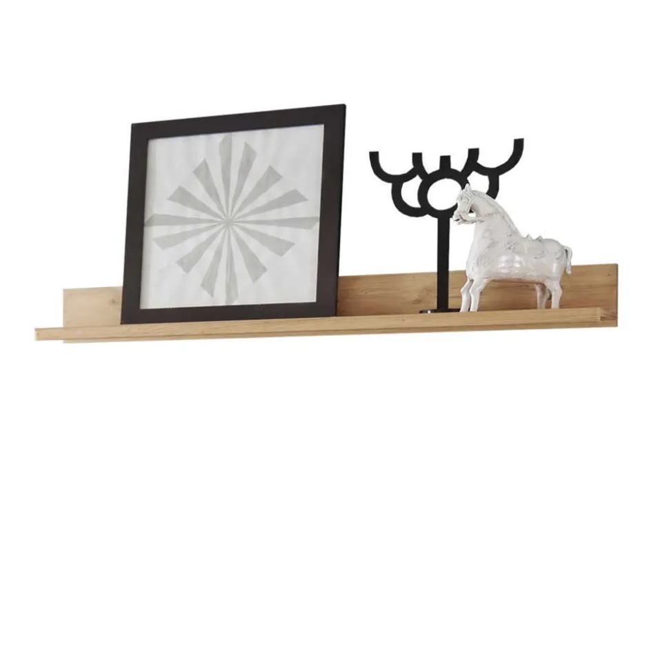 Schrankwand Smonia aus Wildeiche Bianco (vierteilig)