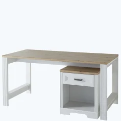 Schreibtisch & Rollcontainer Kombi - Mehady (zweiteilig)