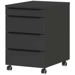 Schreibtisch & Rollcontainer - 3 Größen - Tila (zweiteilig)