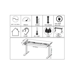 Schreibtisch & Rollcontainer Set - Sparkle (zweiteilig)