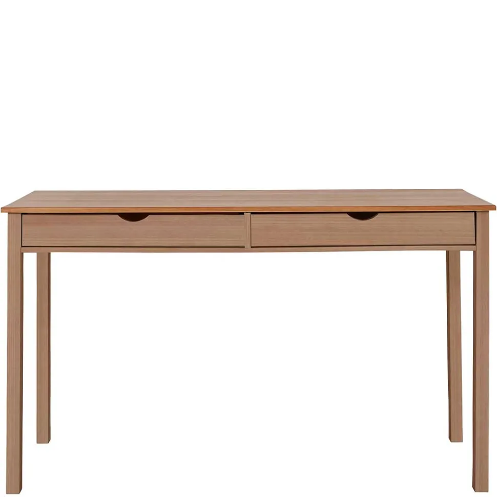 Schreibtisch aus Kiefer Massivholz gebeizt & geölt - Saracan