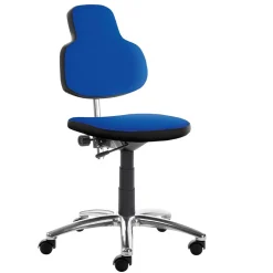 Schreibtisch Drehstuhl in Blau & Schwarz - Halfa