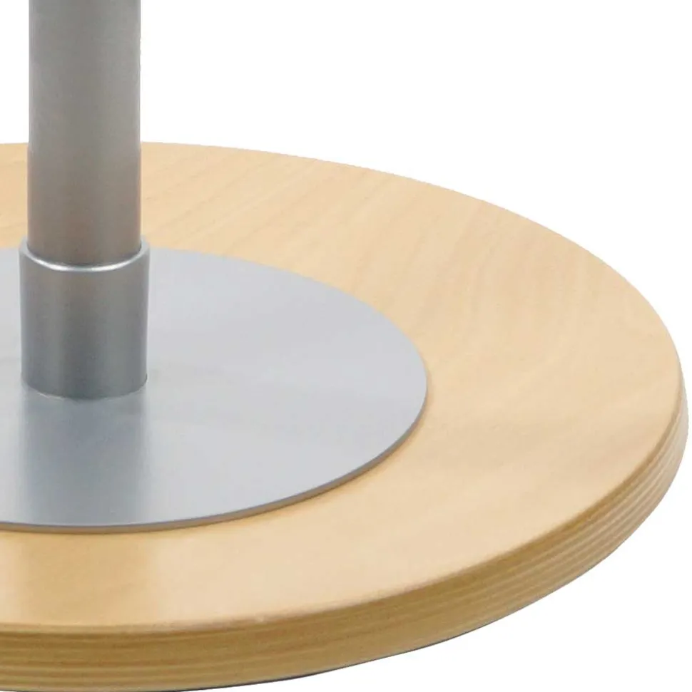 Schreibtisch Hocker in Blau Stoff - Morsina