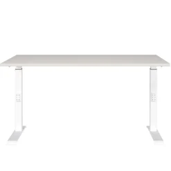 Schreibtisch in Lichtgrau und Weiß - Vin