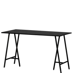 Schreibtisch in Schwarz aus Kiefernholz - Fortore