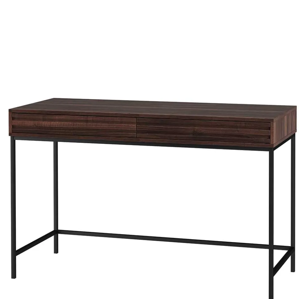 Schreibtisch in Walnuss Holzoptik - Teleska