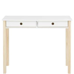 Schreibtisch in Weiß mit Kiefer - Cayman