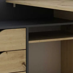 Schreibtisch in Wildeiche NB & Anthrazit - Lician