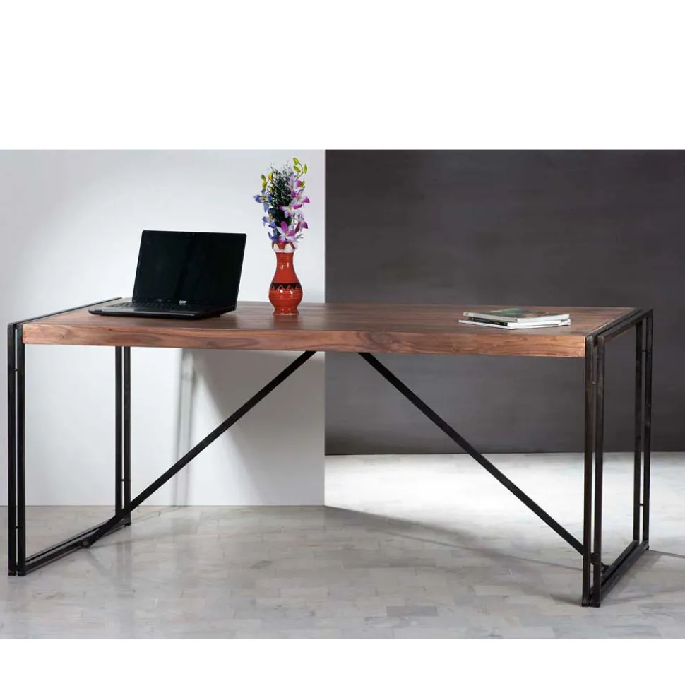 Schreibtisch Mendoza aus Akazie Massivholz