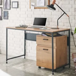 Schreibtisch mit Rollcontainer Set - Caprera (zweiteilig)