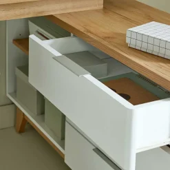 Schreibtisch mit Stauraum als Eckausführung - Xuana