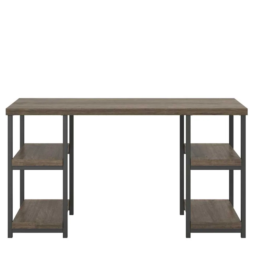 Schreibtisch mit vier offenen Fächern - Olavio