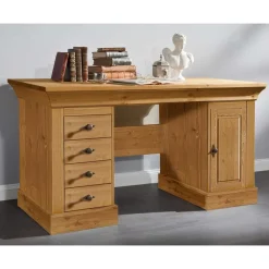 Schreibtisch Piatra aus Kiefer teilmassiv gelaugt und geölt