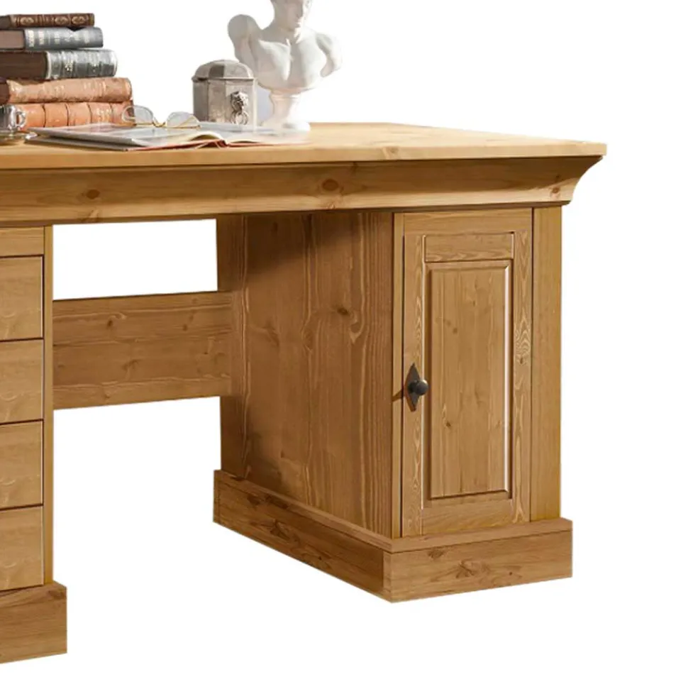 Schreibtisch Piatra aus Kiefer teilmassiv gelaugt und geölt