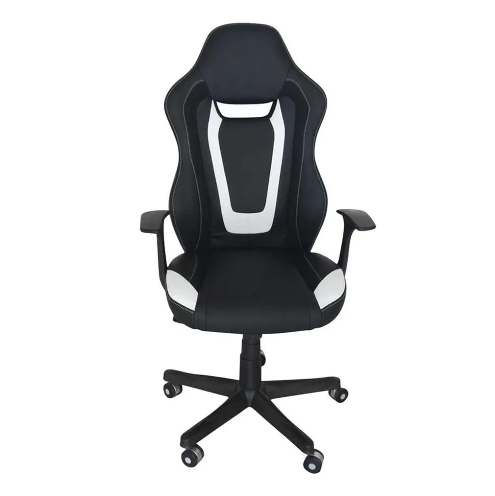 Schreibtisch Racing Style Drehstuhl aus Kunstleder - Corners