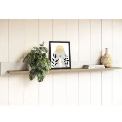 Schreibtisch und Wandboard Set - Ovidio (zweiteilig)