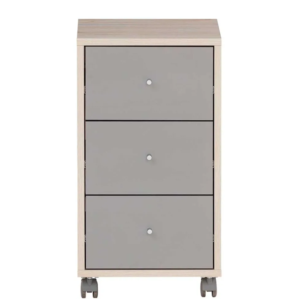 Schreibtisch-Container auf weichen Kunststoffrollen - Lakes