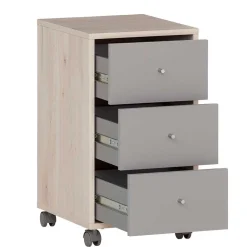 Schreibtisch-Container auf weichen Kunststoffrollen - Lakes