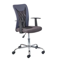 Schreibtischstuhl aus Kunstleder & Mesh - Neluna