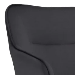 Schreibtischstuhl in Schwarz Samt - Wihelpa