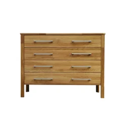 Schubkastenkommode Azalao aus Wildeiche Massivholz