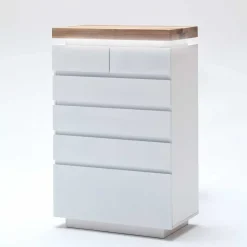 Schubkastenkommode Zelda in Weiß