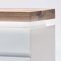 Schubkastenkommode Zelda in Weiß