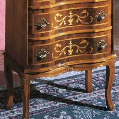 Schubladen Kommode mit Bodenfreiheit Agosto in Nussbaum