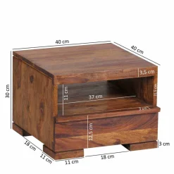 Schubladen Nachtkommode Hoslo im Landhausstil modern