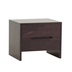 Schubladen Nachtkonsole in Wengefarben Tazina aus Buche massiv