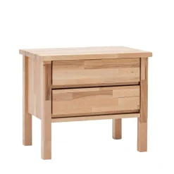 Schubladen Nachtschrank Emena aus Massivholz Kernbuche