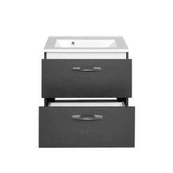 Schubladen Waschtisch in Grau - Juventuda