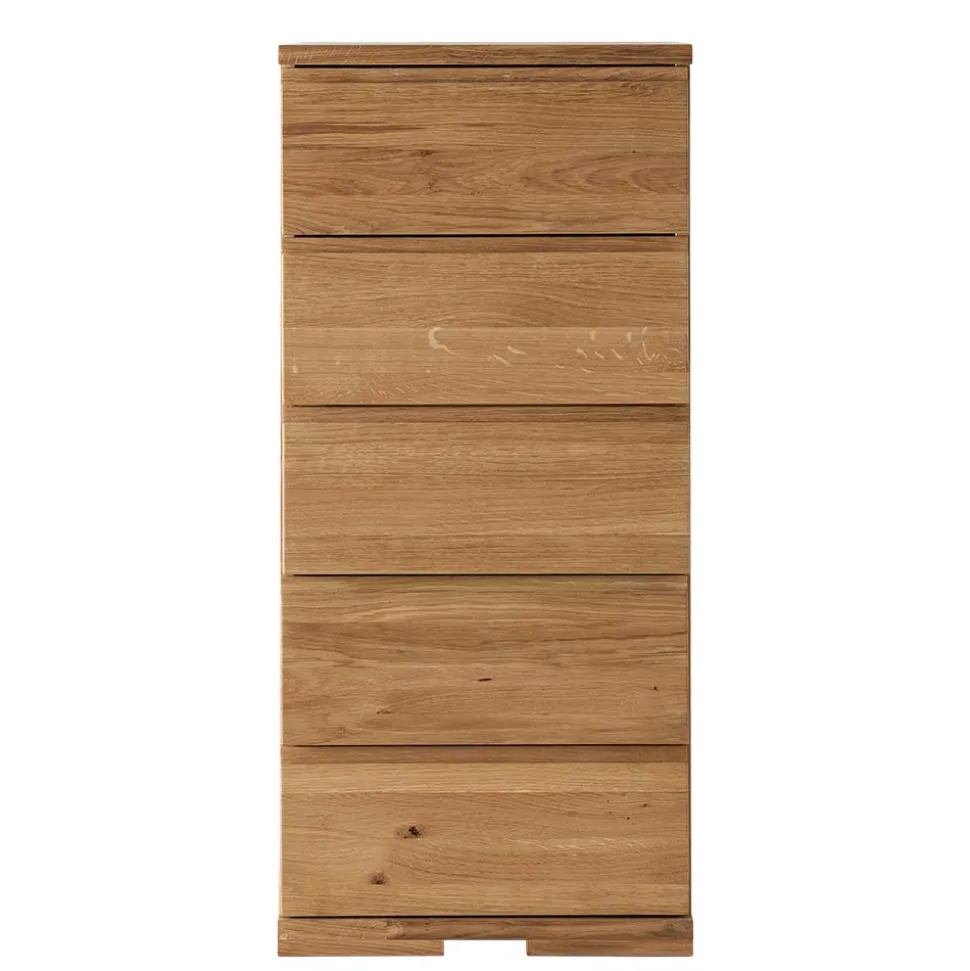 Schubladen-Hochkommode mit Griffmulden - Atluvia