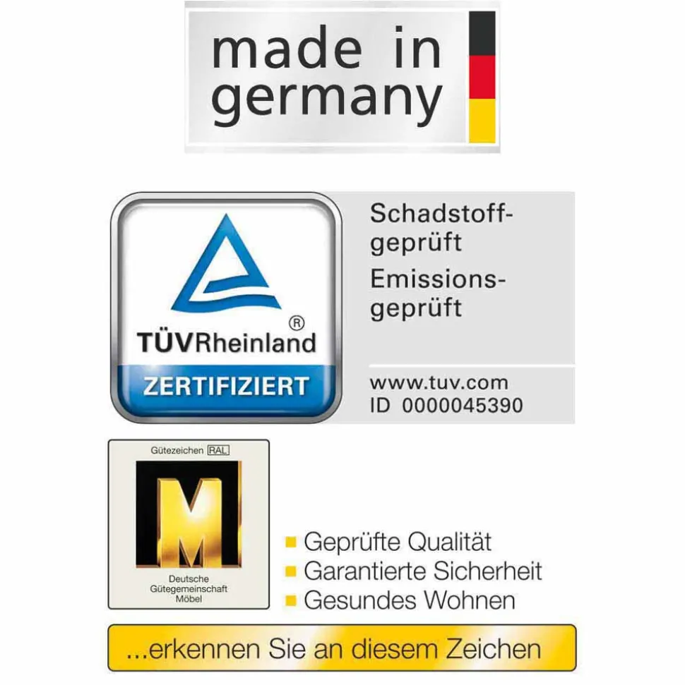 Schubladen-Nachtschrank Anglesia in Eiche teilmassiv (2er Set)