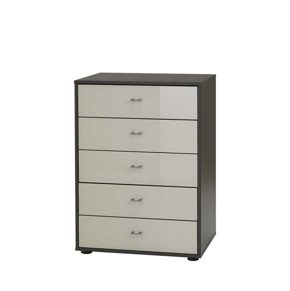 Schubladenschränkchen Jaharas in Magnolie und Braun