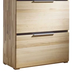 Schuh Klappenschrank Leyrina aus Kernbuche massiv geölt