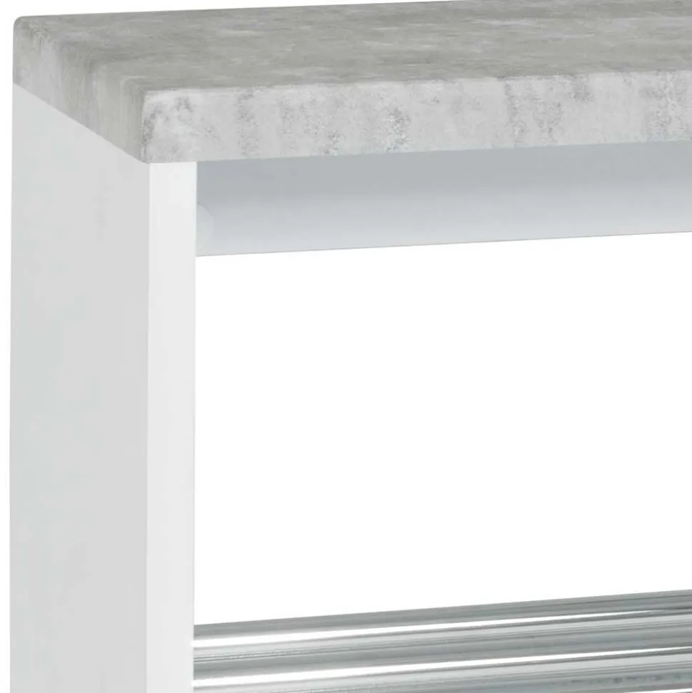 Schuhbank in Beton Dekor & Weiß - Elbe