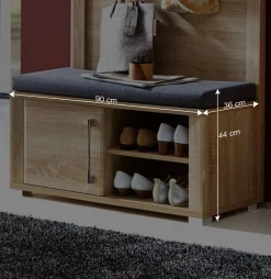 Schuhbank Xesta in Eiche Sonoma