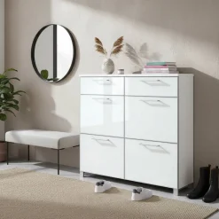 Schuhkipper Zoricano in Weiß Glas beschichtet