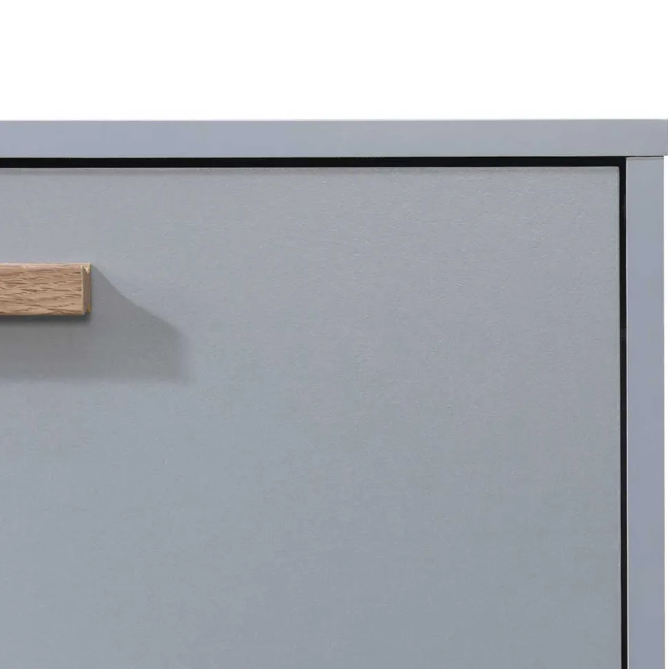 Schuhkommode in Grau und Eiche Optik - Caldaro