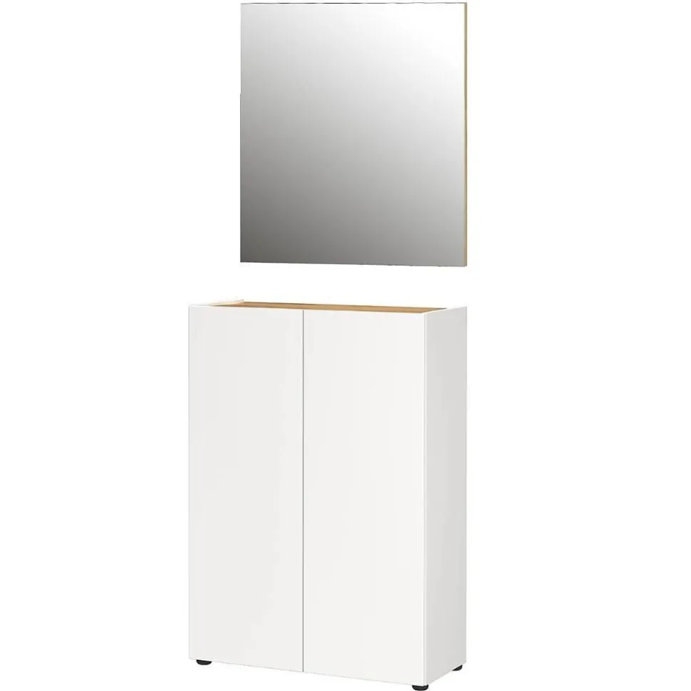 Schuhkommode und Wandspiegel Set - Cooking (zweiteilig)