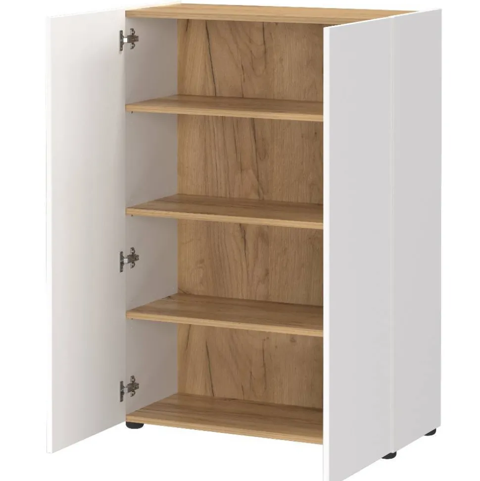 Schuhkommode und Wandspiegel Set - Cooking (zweiteilig)