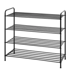 Schuhregal mit vier Böden aus Stahl - Yadina