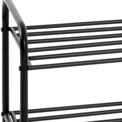 Schuhregal mit vier Böden aus Stahl - Yadina