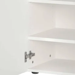 Schuhschrank & Spiegel Set in Weiß - Kofi (zweiteilig)