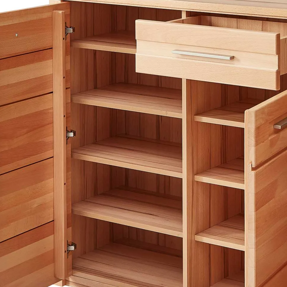 Schuhschrank - 160x100x40 cm in Kernbuche - Viktorion