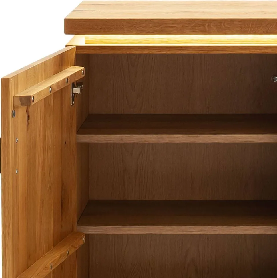 Schuhschrank aus Balkeneiche Massivholz - Robats