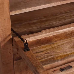 Schuhschrank aus Recyclingholz & Metall - Indri