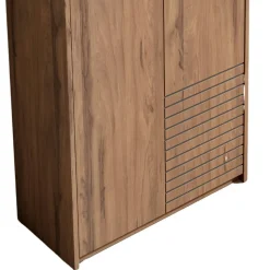 Schuhschrank in Holzoptik Braun - Mady