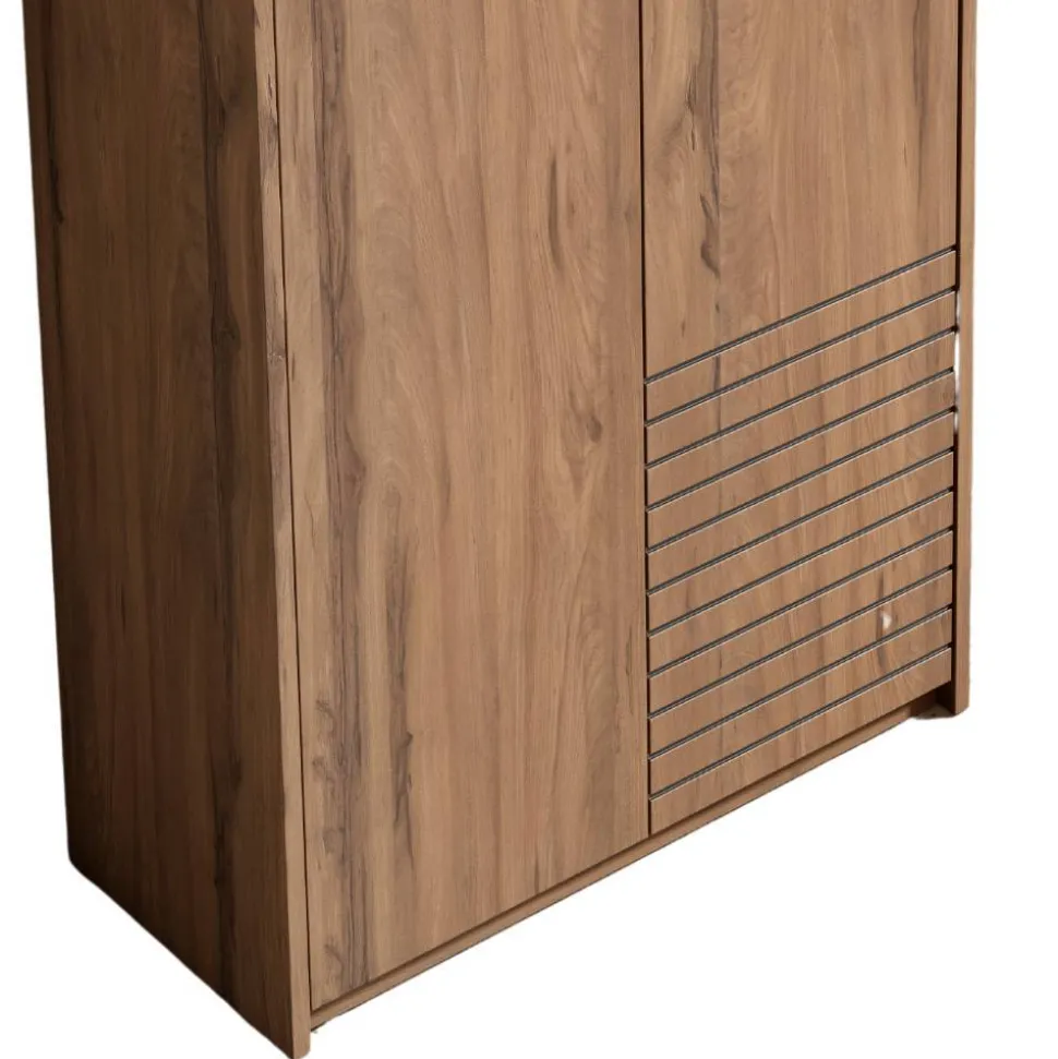 Schuhschrank in Holzoptik Braun - Mady